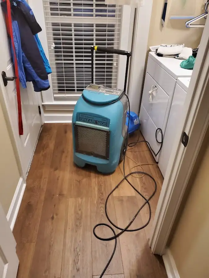 Commercial dehumidifier deployed for Flood Damage Cleanup in North Elba